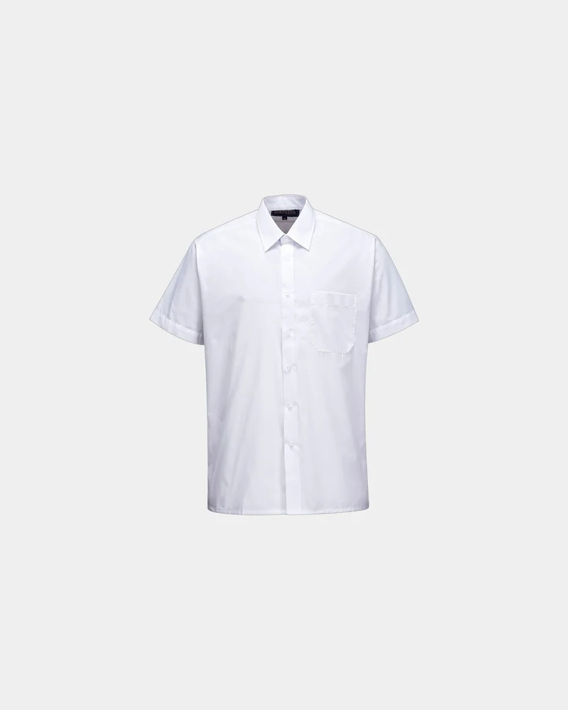 Hemd kurzarm Polyester Baumwolle zum Personalisieren
