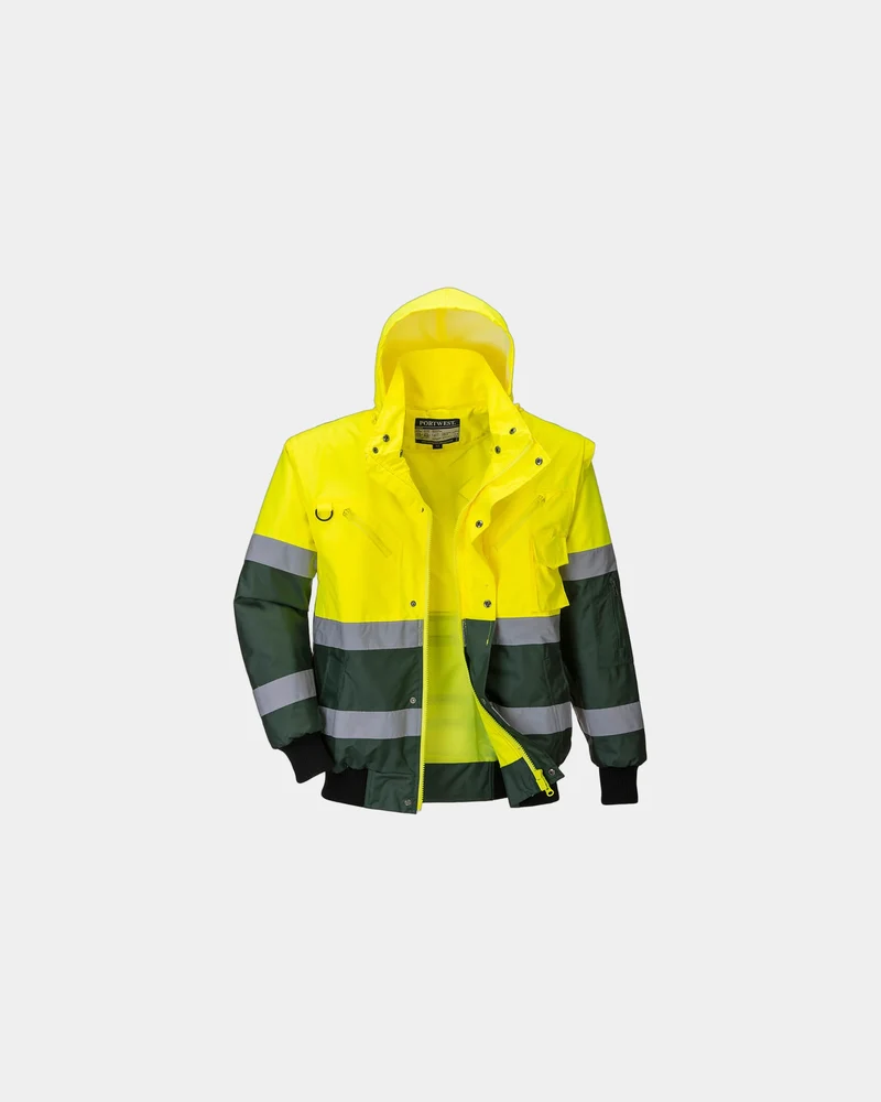 Bomberjacke 300D Polyester Hi-Vis X zum Personalisieren
