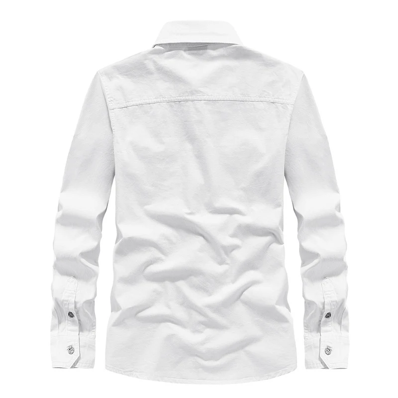 Herren Militärinspiriertes Hemdblouson mit Schulterpatten, Brustpattentaschen und Abzeichenpatches Drune