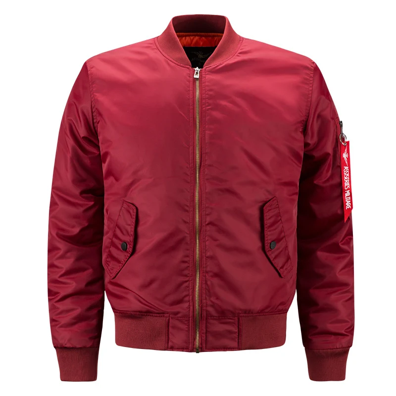 Herren leichter gesteppter Nylon-Bomber mit Utility-Ärmeltasche und gerippten Bündchen Drune