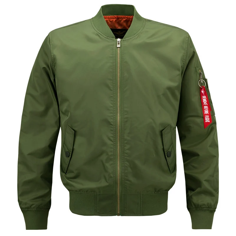 Herren leichter gesteppter Nylon-Bomber mit Utility-Ärmeltasche und gerippten Bündchen Drune