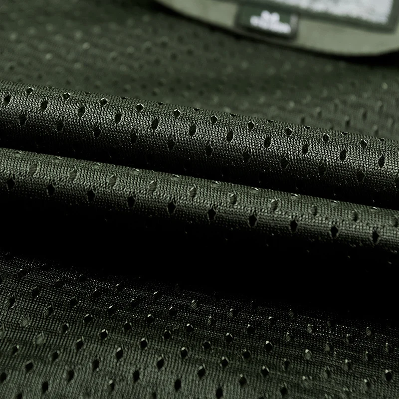 Herren leichter Fieldparka mit Kapuze, Multifunktionstaschen und atmungsaktivem Mesh‑Futter Drune