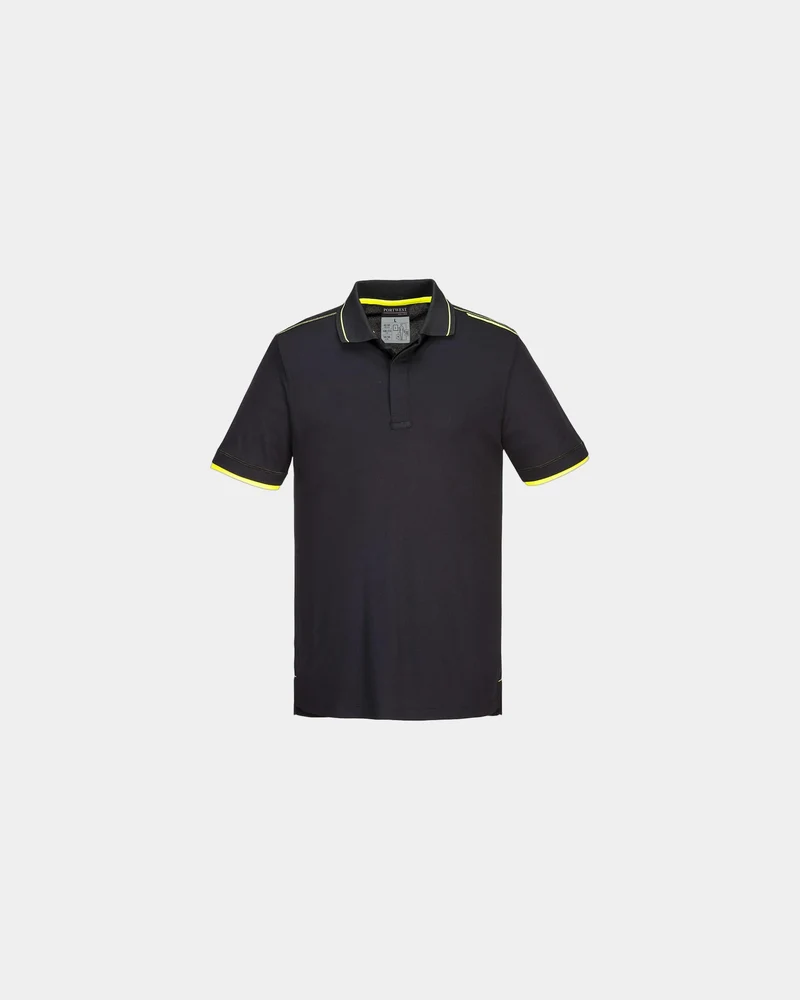 Poloshirt kurzarm recycelt Portwest WX3 Eco zum Personalisieren