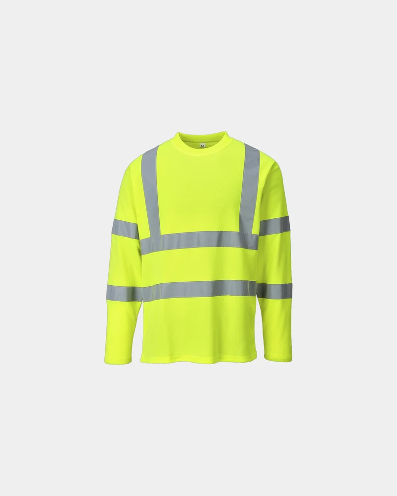 T-Shirt Hi-Vis langarm zum Personalisieren