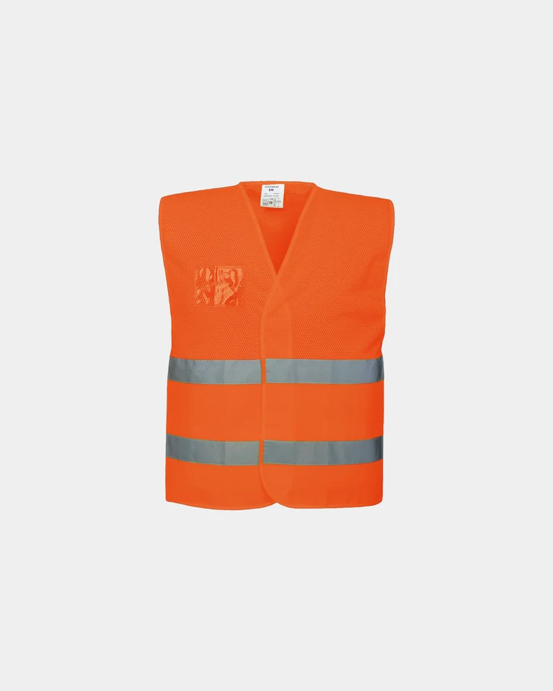 Hi-Vis-Weste semi-transparent zum Personalisieren