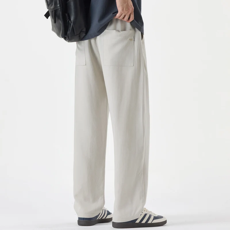 Herren Weite Bundfalten-Hose im Relaxed-Fit aus Baumwoll-Twill Drune