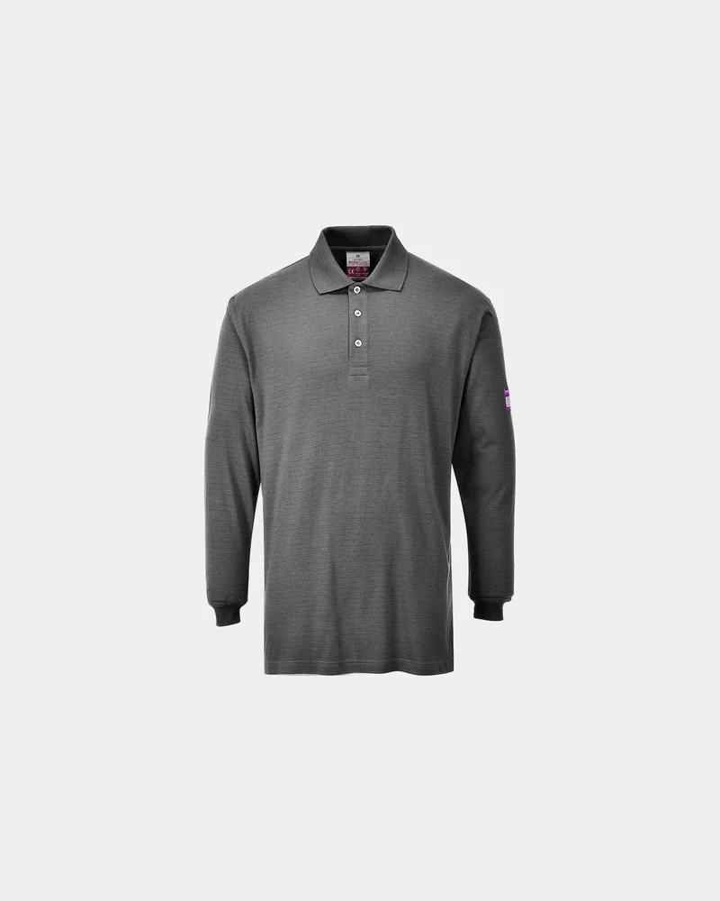 Poloshirt antistatisch flammensicher Portwest zum Personalisieren