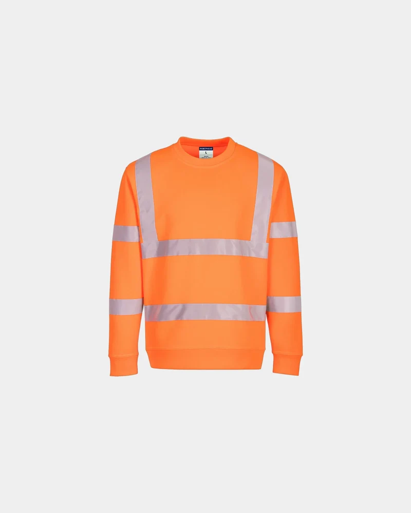 Sweatshirt Polyester 190T hochvisibel zum Personalisieren