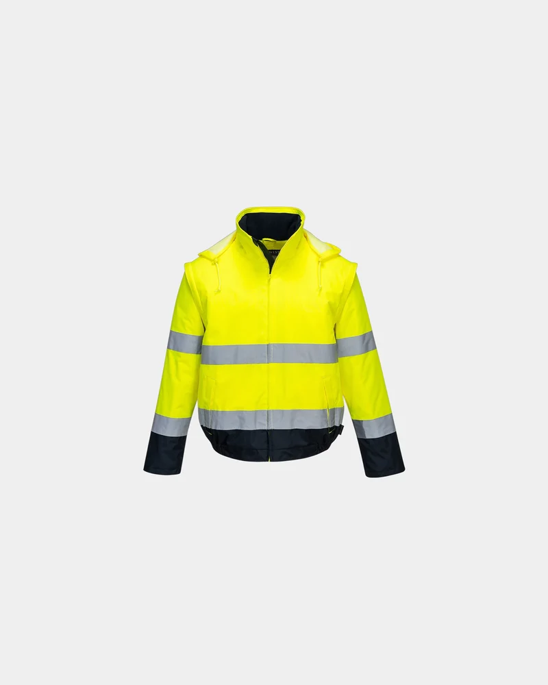 Warnschutzjacke 2-in-1 gefüttert zum Personalisieren