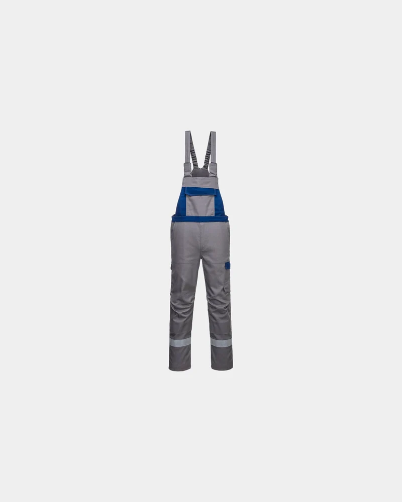 Latzhose zweifarbig Polyester Portwest zum Personalisieren