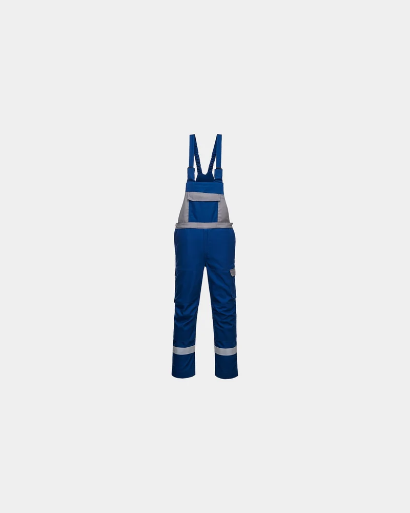 Latzhose zweifarbig Polyester Portwest zum Personalisieren