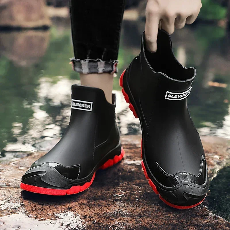 Edward | Sleek and Protective Knee-High Rain Boots