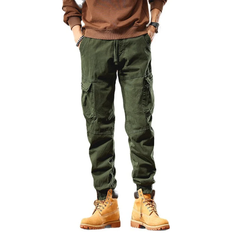 Herren Utility-Cargohose mit elastischem Saum und Knieverstärkung Drune
