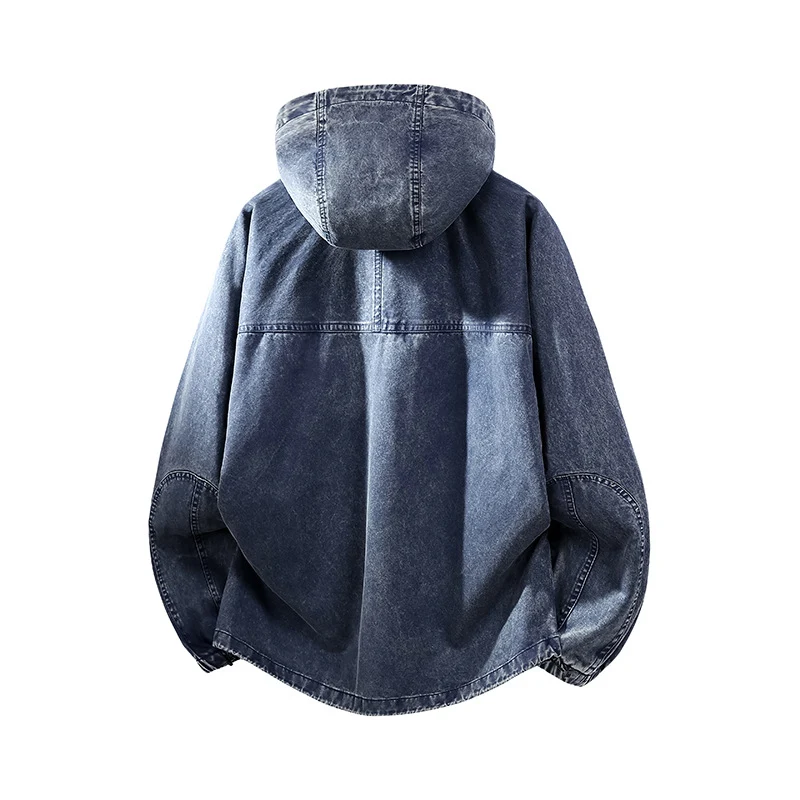 Herren Urban-Workwear Kapuzenjacke aus Canvas mit großen Stautaschen Drune
