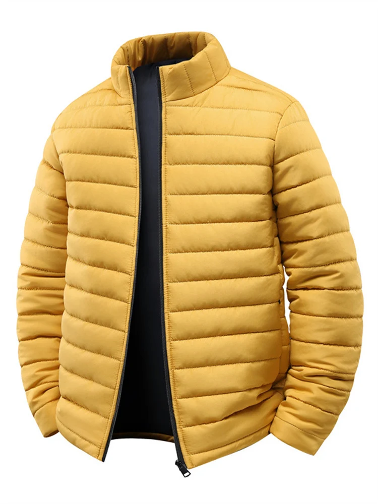 Herren Steppjacke mit leichter Thermoisolierung und hohem Stehkragen Drune