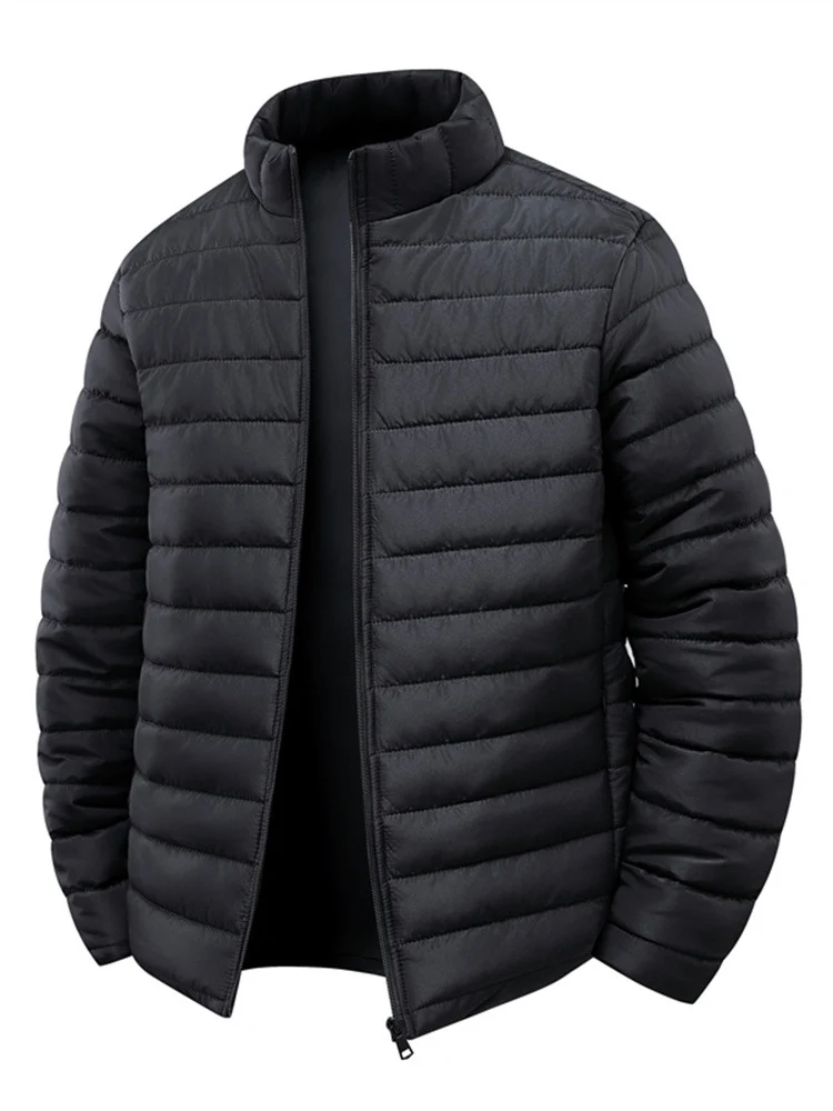Herren Steppjacke mit leichter Thermoisolierung und hohem Stehkragen Drune