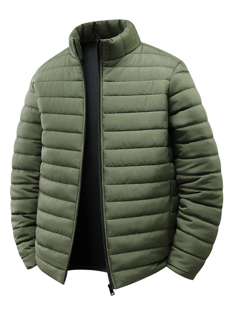 Herren Steppjacke mit leichter Thermoisolierung und hohem Stehkragen Drune