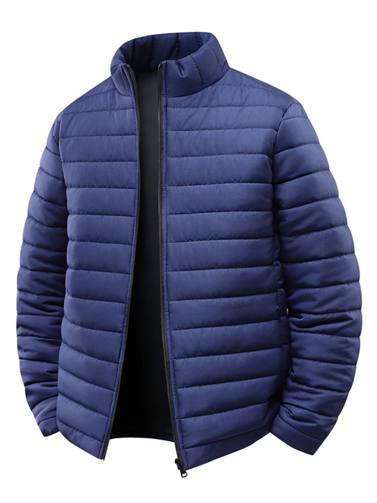 Herren Steppjacke mit leichter Thermoisolierung und hohem Stehkragen Drune