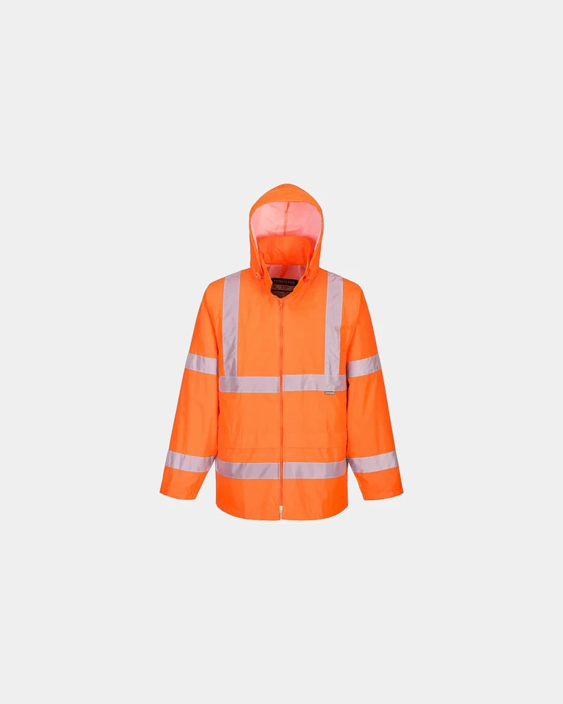 Regenjacke Hi-Vis wasserdicht zum Personalisieren
