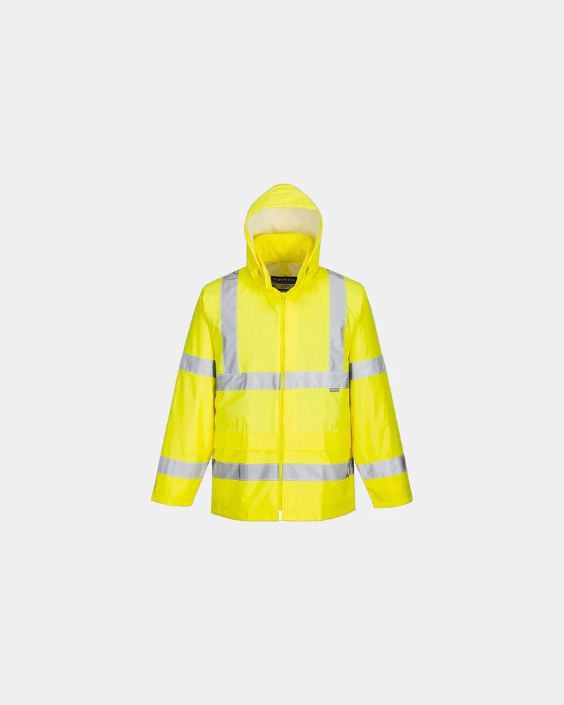 Regenjacke Hi-Vis wasserdicht zum Personalisieren