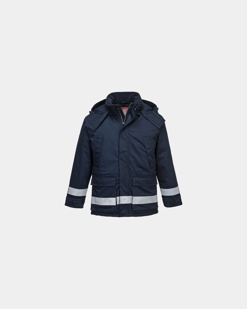 Winterparka flammhemmend antistatisch zum Personalisieren
