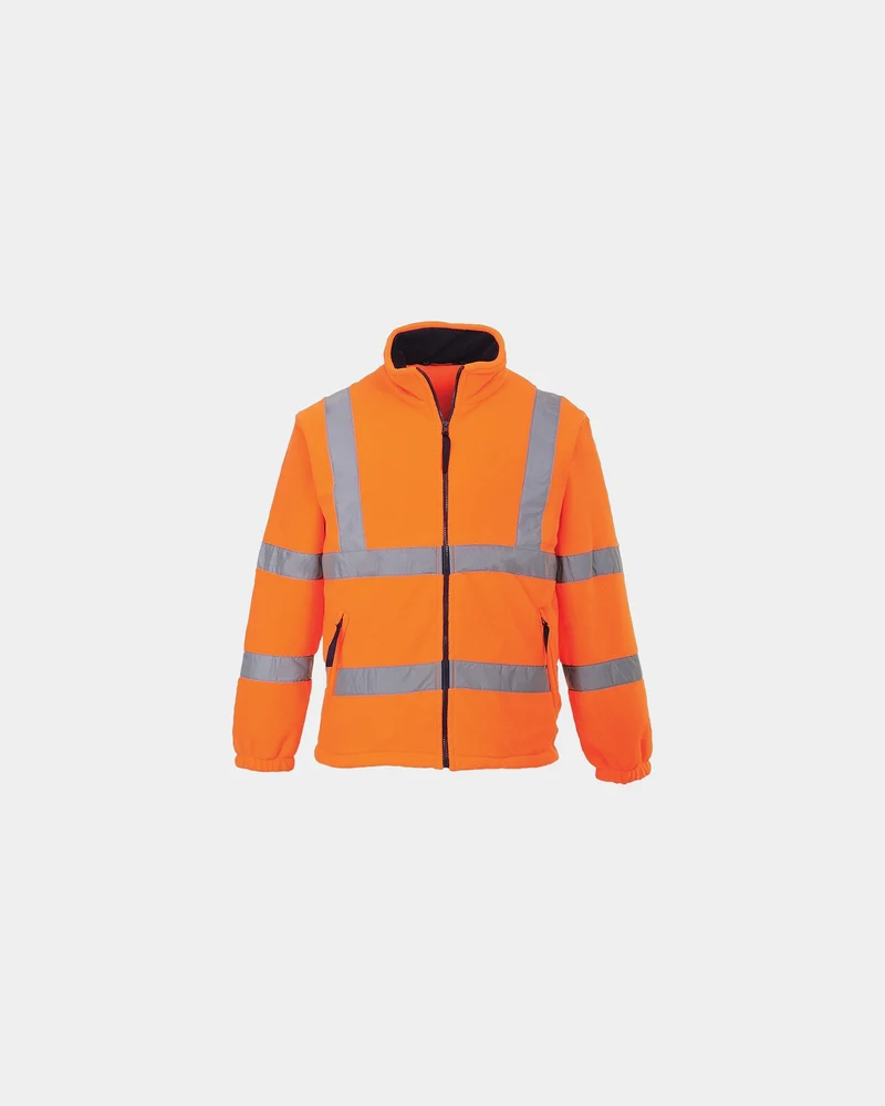 Fleecejacke HiVis 300g/m² Portwest zum Personalisieren