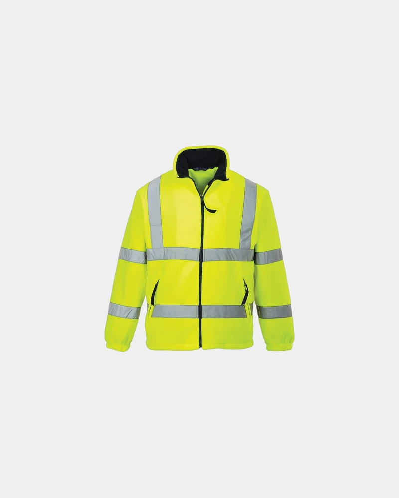 Fleecejacke HiVis 300g/m² Portwest zum Personalisieren