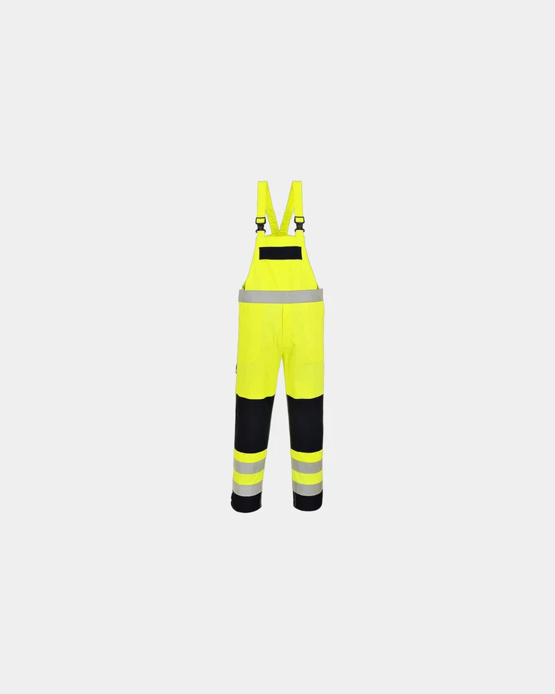 Latzhose hochsichtbar Portwest zum Personalisieren