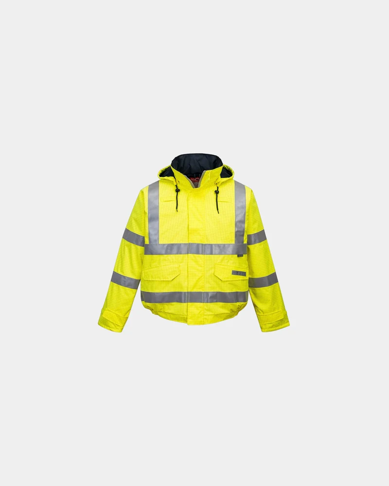 Warnschutzjacke wasserdicht Bizflame zum Personalisieren