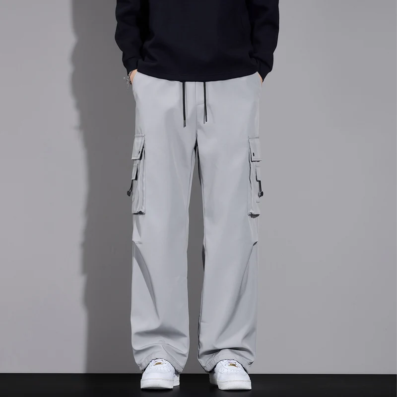 Herren Cargo-Hose im Loose-Fit mit Multifachtaschen und Tunnelzugbund Drune