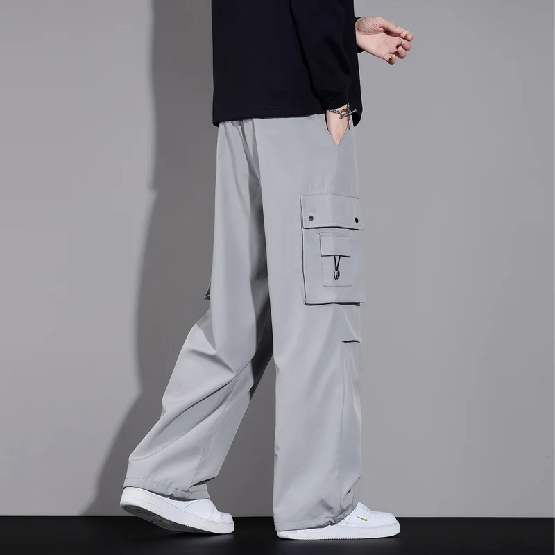 Herren Cargo-Hose im Loose-Fit mit Multifachtaschen und Tunnelzugbund Drune