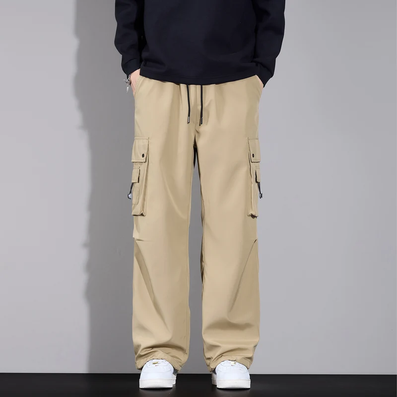 Herren Cargo-Hose im Loose-Fit mit Multifachtaschen und Tunnelzugbund Drune