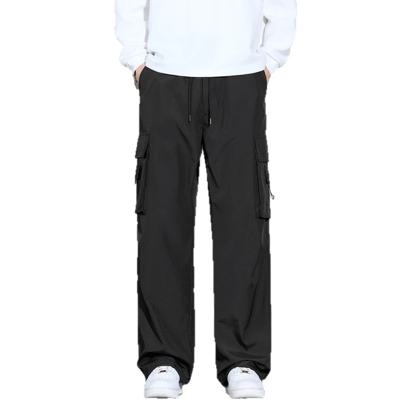 Herren Cargo-Hose im Loose-Fit mit Multifachtaschen und Tunnelzugbund Drune