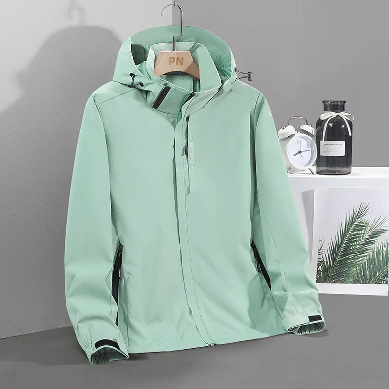 Herren Leichte Softshell-Kapuzenjacke mit verdecktem Reißverschluss und winddichter Membran Drune