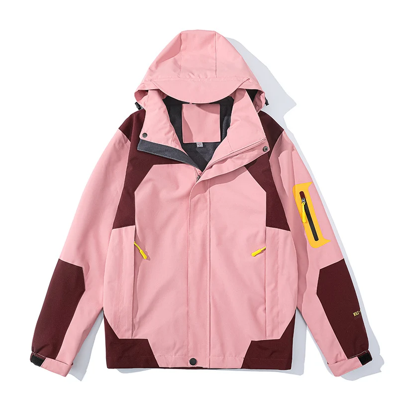Herren leichte Softshell-Kapuzenjacke mit Fleece-Innenlage und Ärmeltasche Drune
