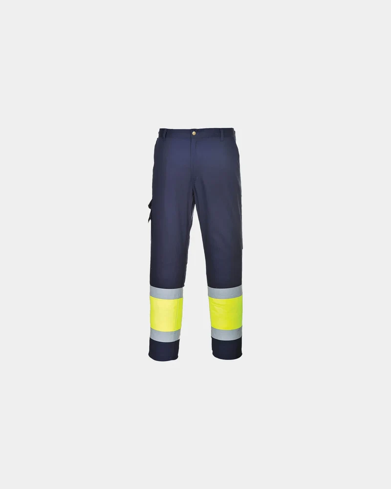 Warnschutzhose Hi-Vis zweifarbig zum Personalisieren