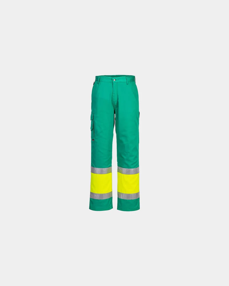Warnschutzhose Hi-Vis zweifarbig zum Personalisieren