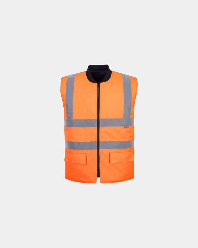 Warnweste wendbar Polyester Portwest zum Personalisieren