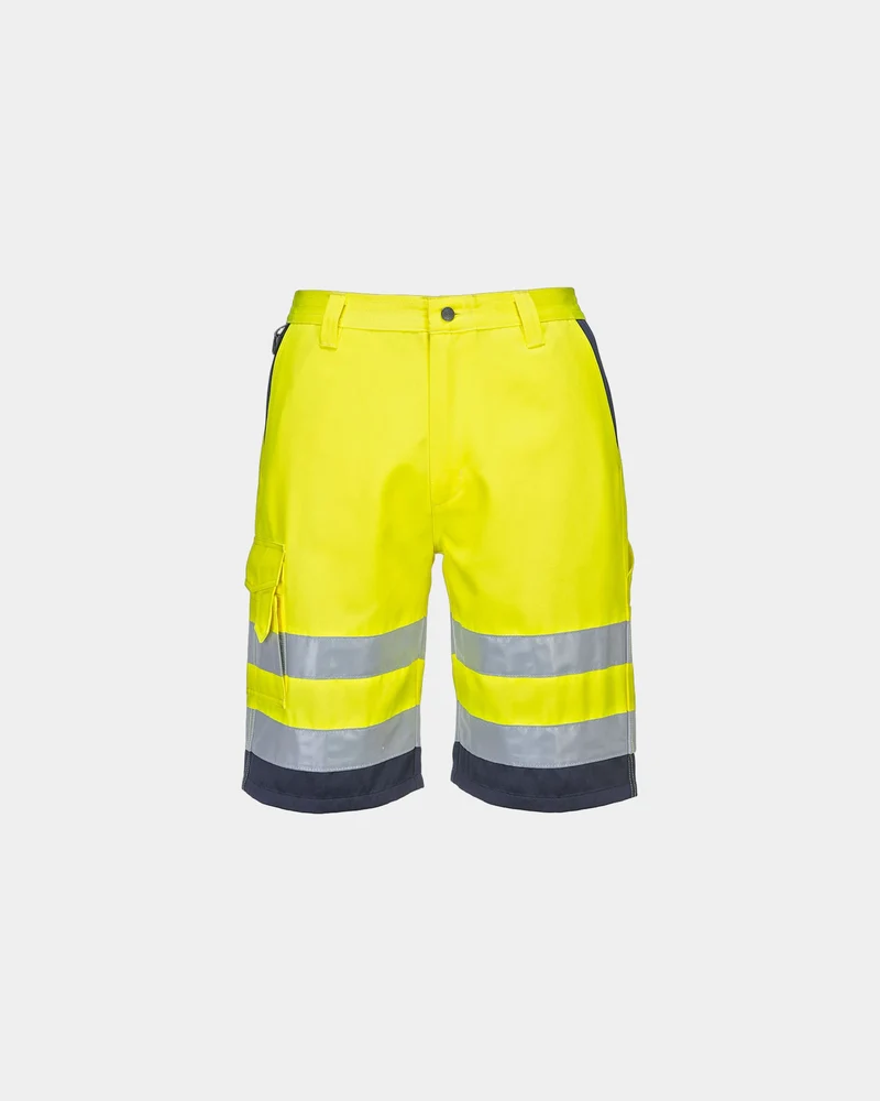 Bermuda HiVis Poly-Baumwolle für warme Tage zum Personalisieren