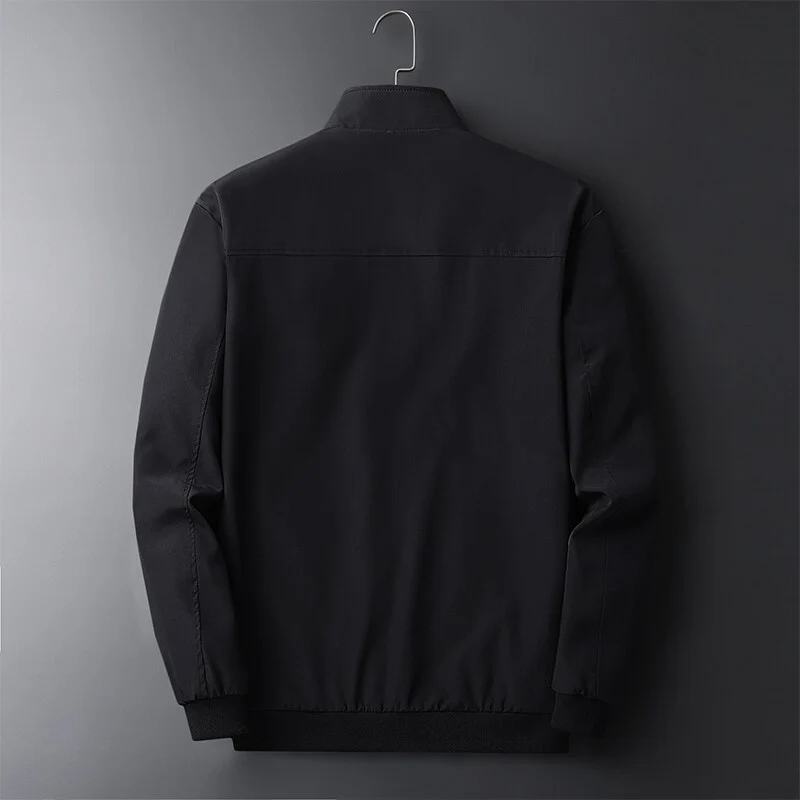 Herren Leichte Softshell-Blousonjacke mit Stehkragen, Reißverschlusstaschen und gerippten Bündchen Drune