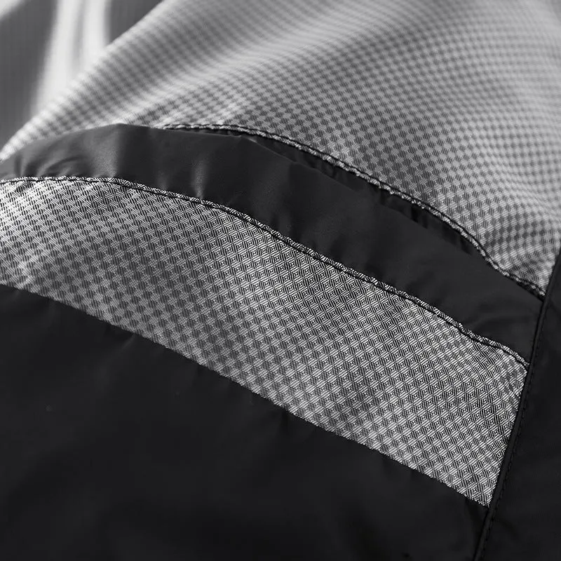 Herren Leichte gesteppte Daunenoptik-Jacke mit Stehkragen Drune