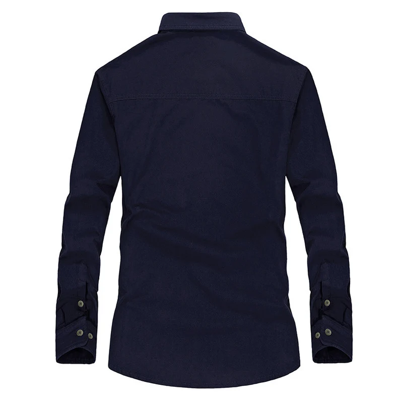 Herren Leicht gefütterte Canvas-Worker-Hemdjacke mit Brustpattentaschen Drune