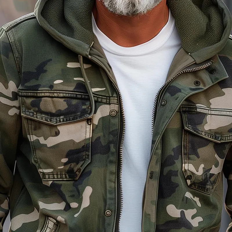 Jack | Robust and Versatile Camouflage Cargo Jacket