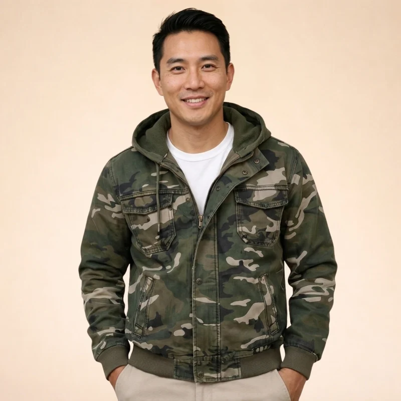 Jack | Robust and Versatile Camouflage Cargo Jacket