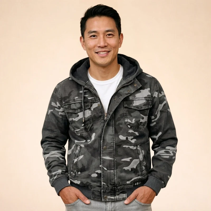 Jack | Robust and Versatile Camouflage Cargo Jacket