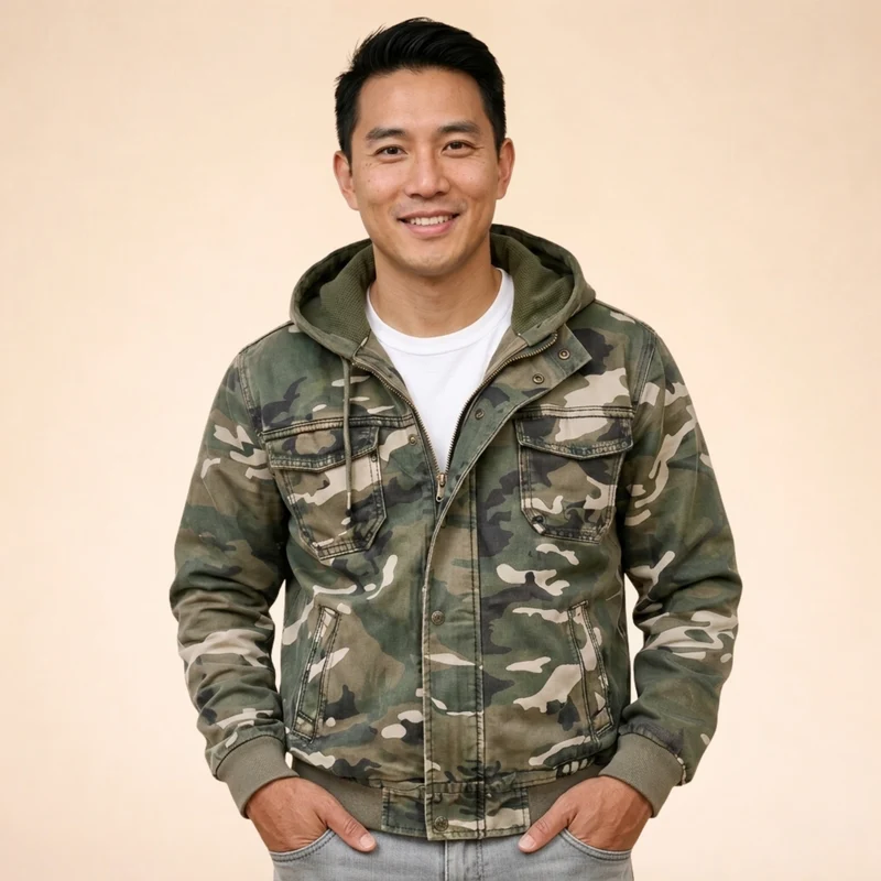Jack | Robust and Versatile Camouflage Cargo Jacket