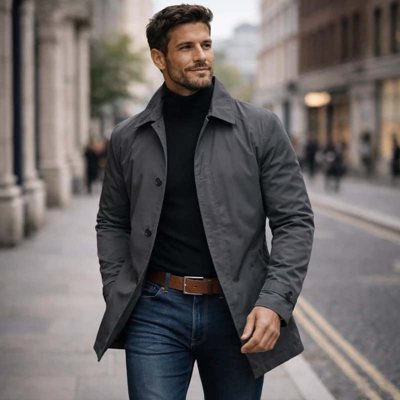Nathan | Weather-Resistant And Elegant Long Coat