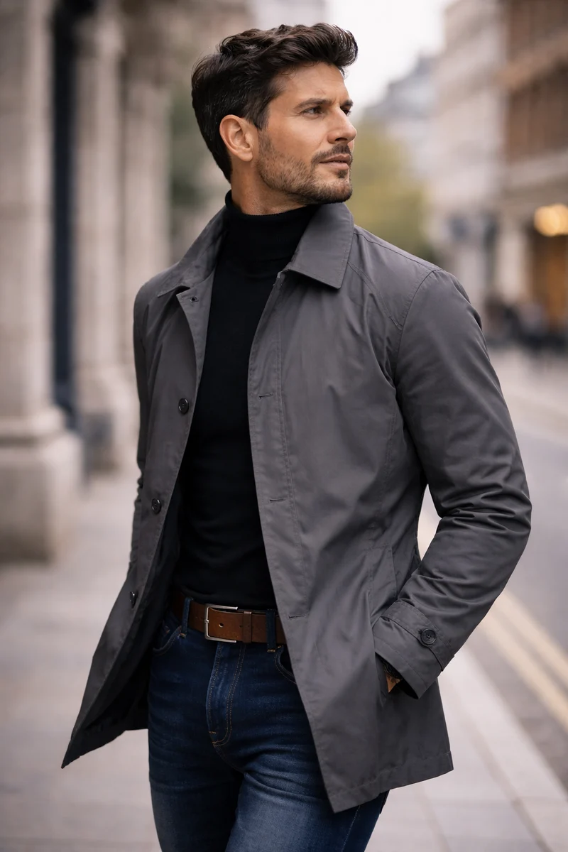 Nathan | Weather-Resistant And Elegant Long Coat