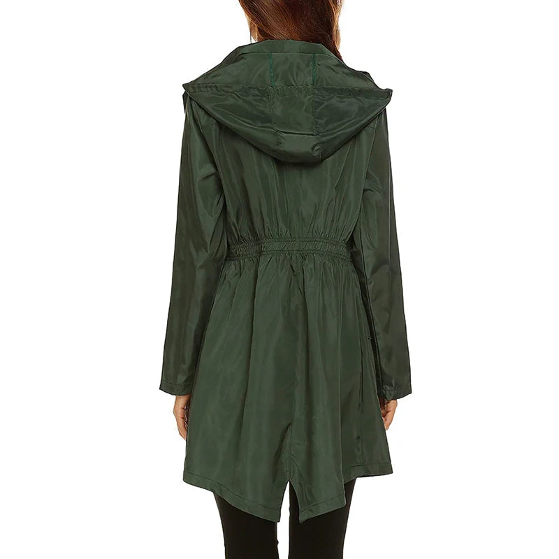 Emily | Lightweight Fitted Water-Resistant Rain Jacket