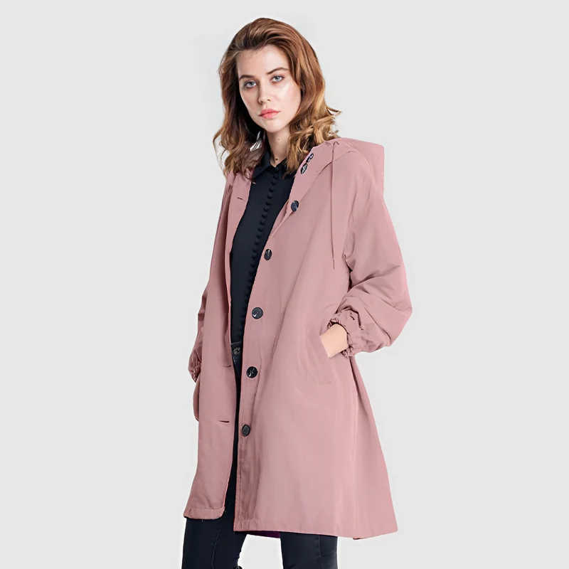 Madeline | Waterproof Hooded Rain Jacket